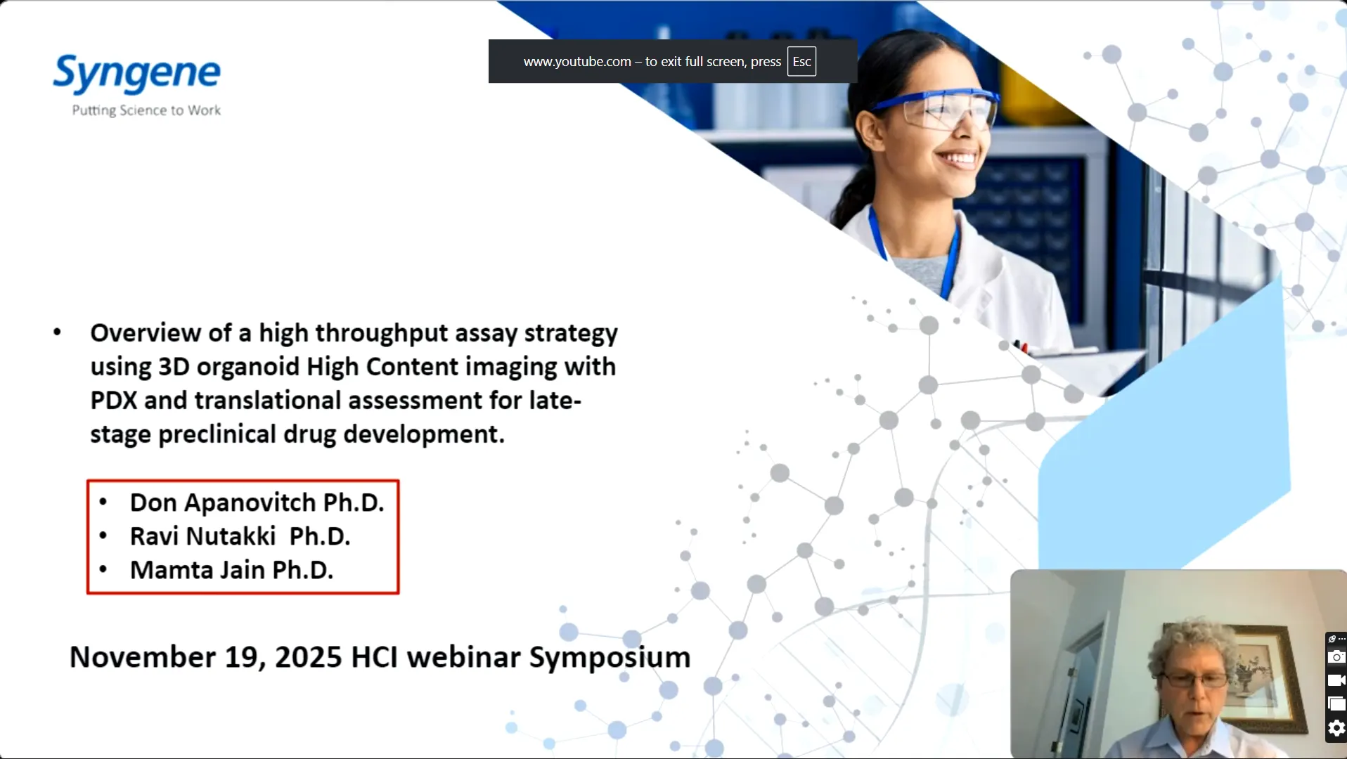 Overview Of High Throughput Assay Strategy Using 3D Organoid High Content Imaging with PDX